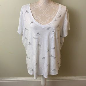 3 for $20-torrid 3x Cotton/Modal Mermaid T-Shirt